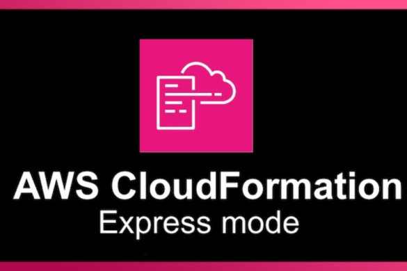 Imagem oficial do AWS News Blog associada ao CloudFormation Express mode.